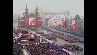 HD Soviet October Revolution Parade, 1988 Part I Парад 7 Ноября