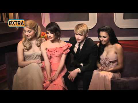 Jim Parsons, Dianna Agron, Lea Michele, Chord Overstreet, Naya