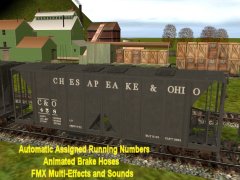 2Bay ACF CovHopper CHESAPEAKE & OHIO #