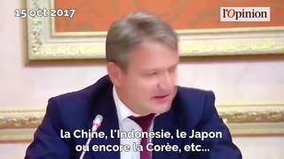 norme fou rire de Vladimir Poutine aprs une gaffe de son ministre de lAgriculture