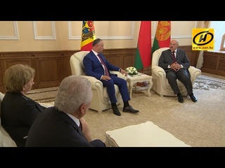 Александр Лукашенко провёл встречу с президентом Молдовы