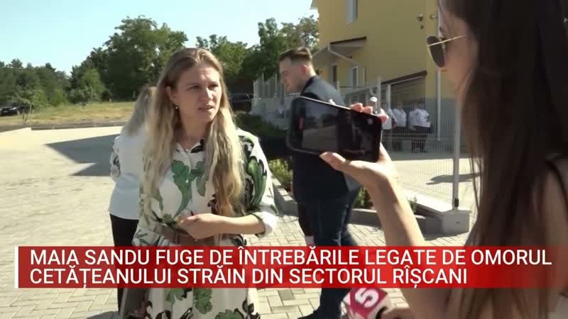 MAIA SANDU FUGE DE Î NTREBĂ RILE LEGATE DE OMORUL CETĂȚ EANULUI STRĂ IN DIN SECTORUL RÎȘ