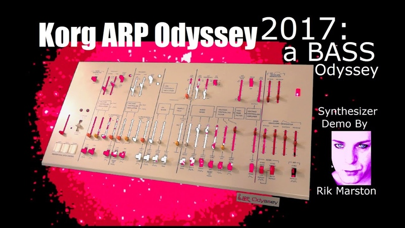 KORG ARP ODYSSEY 2017: a BASS Odyssey REV 1 White Analog Synthesizer Module Rik
