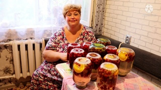Компот с крыжовником и апельсинами