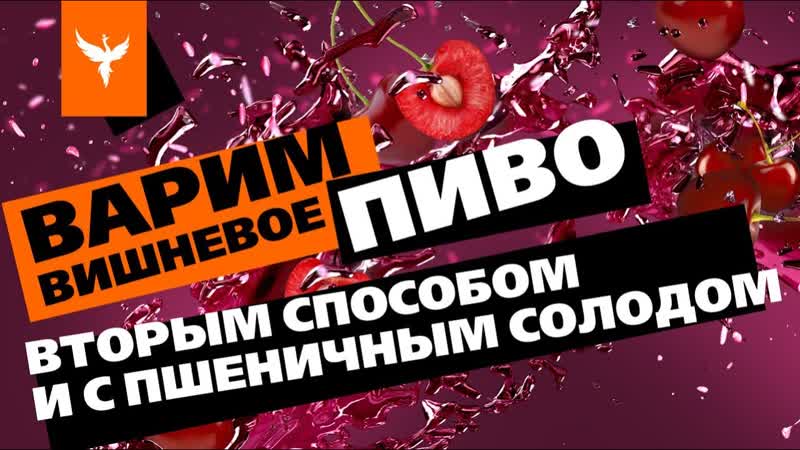 Варим вишневое пиво вторым способом и с пшеничным солодом.