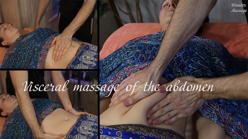 ASMR Visceral massage of the abdomen. Massage of internal organs ( No talk, no