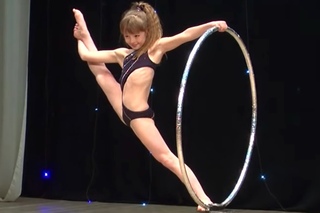 The little dancer surprises with her plastic and dance technique. Talent Show Zirka