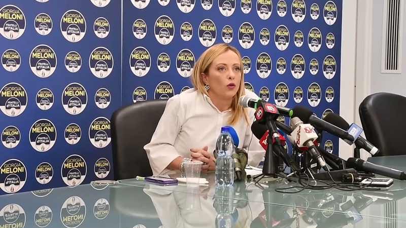 Conferenza stampa. Meloni: Fdi primo partito centrodestra, a Roma partita ancora aperta.