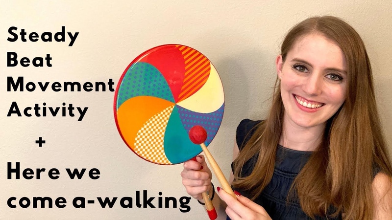 Steady Beat Music and Movement Activities feat. Here we come a walking, , Music with Miss