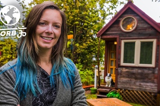 WOMAN lives in a TINY HOUSE so She Can TRAVEL the World