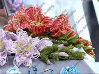Гладиолусы из бисера