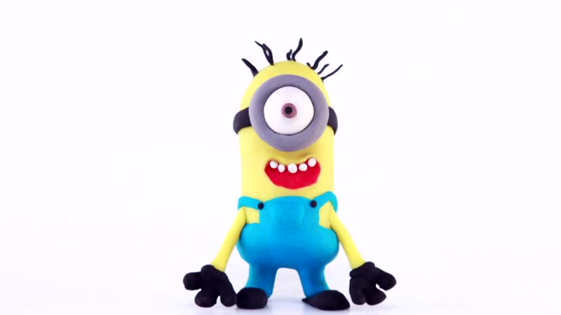 Kinder surprise Play Doh Stop motion