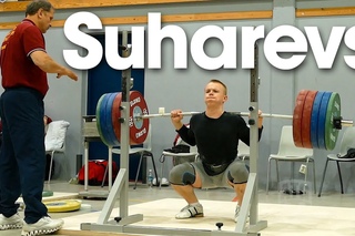 Ritvars Suharevs (77kg, Youth) Training Hall 2016 European Weightlifting Championships
