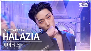 4K  'HALAZIA'  ATEEZ ONE TAKE STAGE @SBS Inkigayo 230108