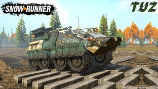 SnowRunner - Z2 TUZ 422X TATATA RINRIN Armored Personnel Carrier Test At The Range