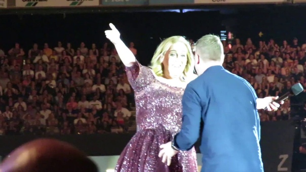 Adele Chris Wade Proposal ( Live in