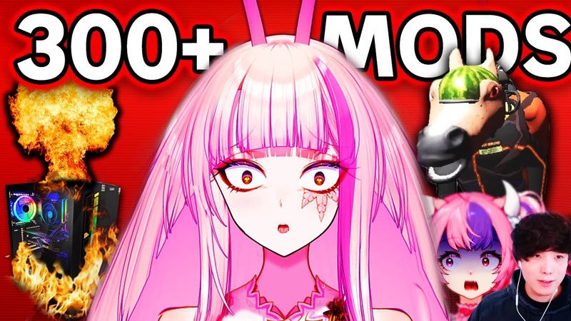 I tried Lethal Company with 300+ mods (ft. VShojo and