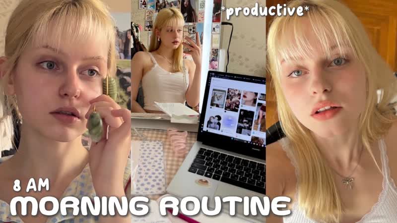 (eng) THAT GIRL 8 AM Morning Routine, Как я провожу своё утро, чтобы потом