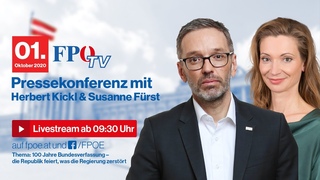FP-Pressekonferenz mit Herbert Kickl: 100 Jahre Bundesverfassung