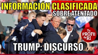 INFORMACIÓN CLASIFICADA SOBRE ATENTADO VS TRUMP: ¡ALARMANTE! TRUMP DA DISCURSO IMPACTANTE
