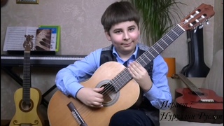 Руслан Нуруллин исполняет Вальс из Калифорнийской сюиты Хосе Мария Гальярдо Дель Рей. 2021г.