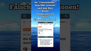 Falsche Faktencheck #shorts #shortsfeed #afd #politik #deutsch #foryou #fyp #fakten #weidel
