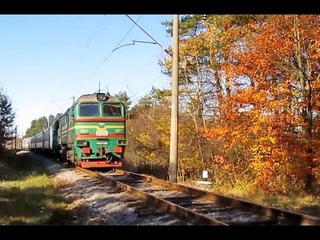 Тепловоз 2М62У-174 на перегоне Брюховичи-Батаровка