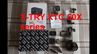 X-TRY ХТС503 GIMBAL REAL 4K/60FPS WDR WiFi BATTERY экшн камера (распаковка)