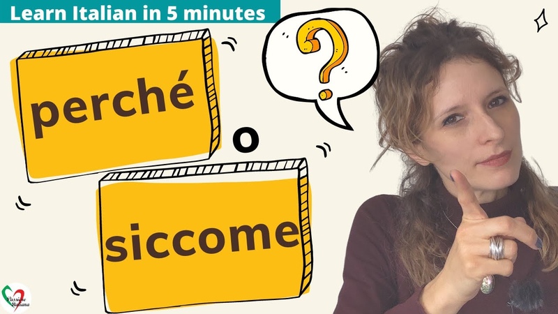Learn Italian in 5 minutes: Perché o