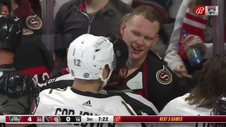 Dmitri Kulikov goes after Brady Tkachuk vs Senators (27 nov 2023)