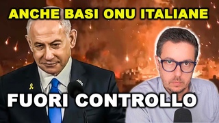 FUORI CONTROLLO: Israele spara anche contro lONU e sulle BASI ITALIANE