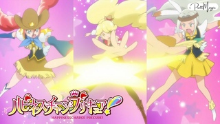Precure Group Attack Star Boomerang Bomber Girls