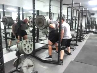 BJ Whitehead 725 (330 кг.) Raw Training Squat