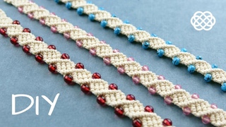 DNA WAVE BRACELET TUTORIAL BY MACRAME SCHOOL