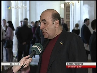 Вадим Рабинович в программе «Эксклюзив» на телеканале Рада ()
