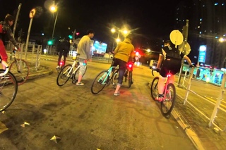 Fixed Gear Night Ride Hong Kong