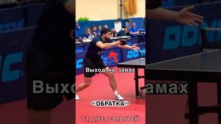 Разбор Исполнения. Обратная Подача. Andrej Gacina #настольныйтеннис #pingpong #tabletennis #serve