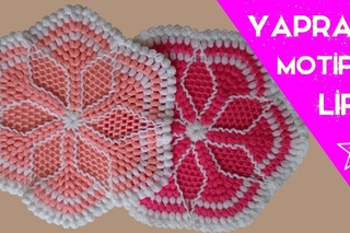 Yaprak Motifli Lif Yapımı - Baştan Sona Detaylı Anlatım