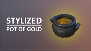 Substance Designer, Autodesk Maya, Substance Painter - Pot of Gold.