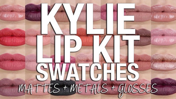 ULTIMATE Kylie Lip Kit Swatches Review (+ Metals