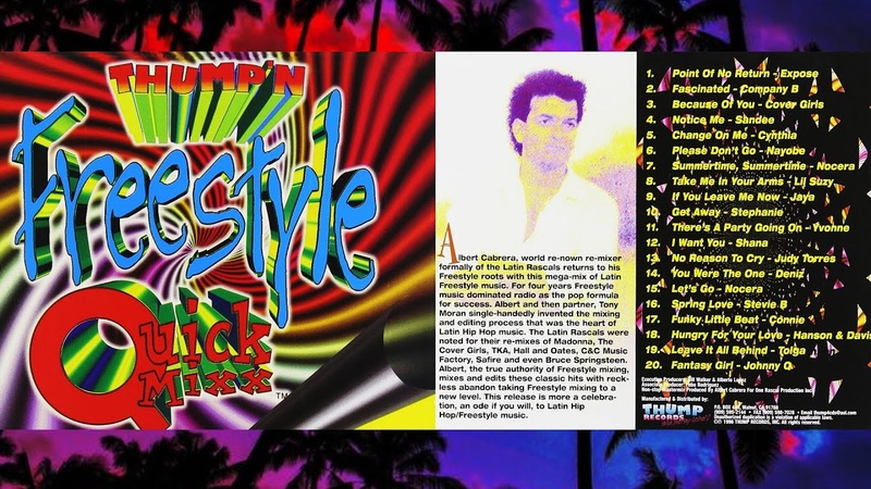 FREESTYLE QUICK MIXX non stop dance fiesta party hits 80s DJ Mix: Albert One Rascal