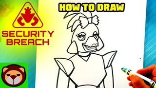 How to Draw FRIDAY NIGHTS AT FREDDYS- Glamrock Chica