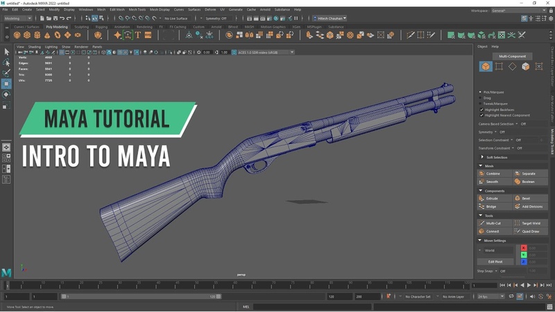 Autodesk Maya Tutorial for Beginners, 4.