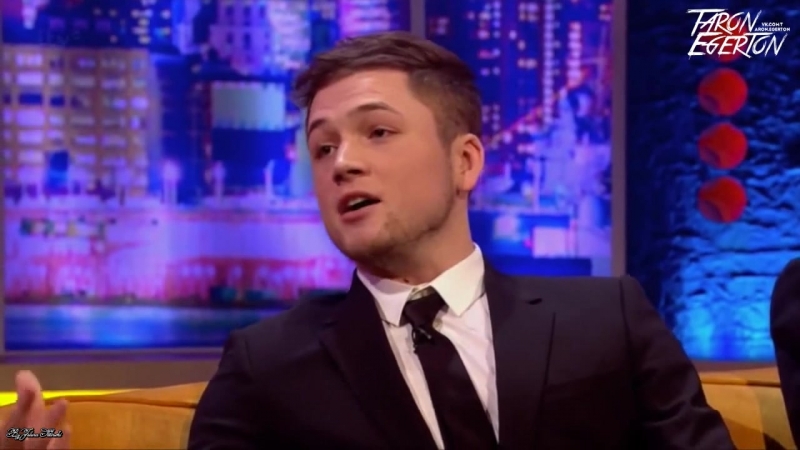 Taron Egerton on The Jonathan Ross Show Rus