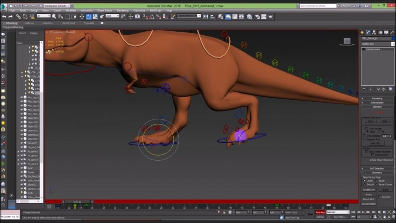 Dmitry Teslenko 3 D Artist Tyrannosaurus Rex Demo