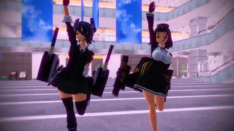 MMD X KANTAI PROJECT Tenryuu x Tatsuta Nostalgic. С нг, батька.