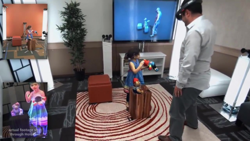 Hololens Holoportation Virtual 3 D Teleportation in Real