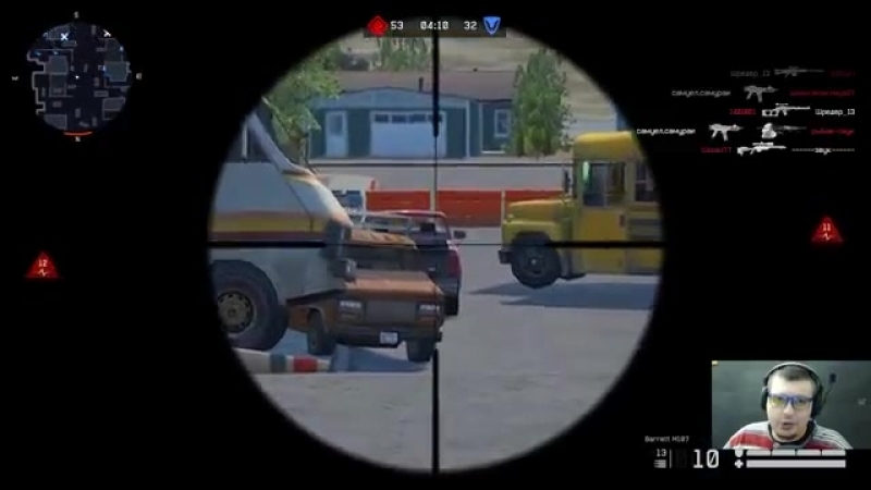 Warface Barrett M107 ВАНШОТ