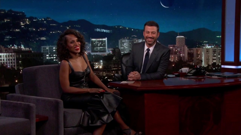 Kerry Washington, Jimmy Kimmel