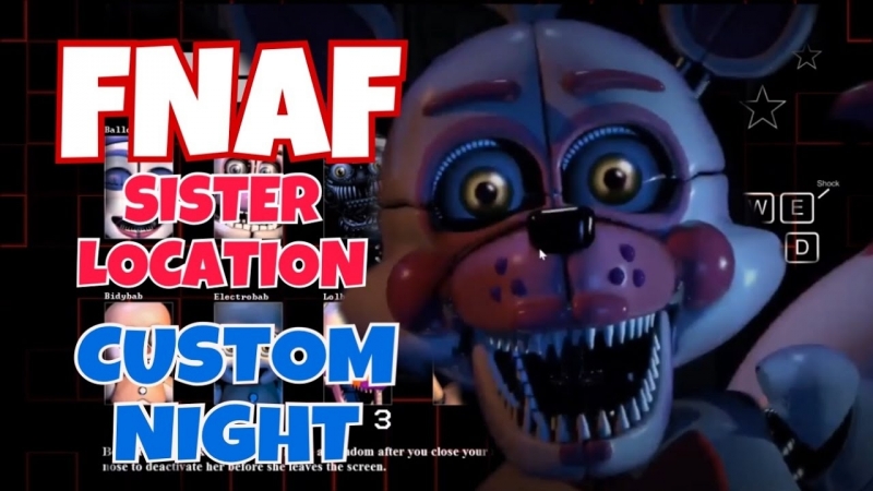 Fna F Sister Location своя ночь 5.